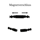 Armband mit Leopardenkopf, schwarz matt, Perlen und Metallelemente, Herren- und Damenarmband-6