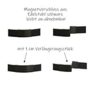 Lederarmband mit Gravur, Leder schwarz breit, leicht glänzend, Damen- und Herrenarmband-4