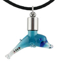 Kette mit Namen, Reiskornkette, Delfin, personalisiert-3