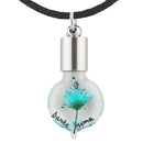 Kette mit Namen, Reiskornkette, Herz flach, personalisiert-6