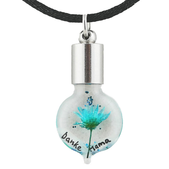 Kette mit Namen, Reiskornkette, Herz flach, personalisiert