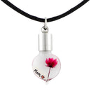 Kette mit Namen, Reiskornkette, Herz flach, personalisiert-3