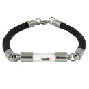 Armband mit Namen, Leder Schwarz, mit Personalisierung-3