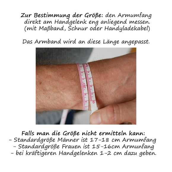 Lederarmband mit Gravur, Echtleder schwarz-rot kombiniert, Damen- und Herrenarmband