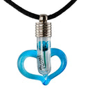 Kette mit Namen, Reiskornkette, Herz farbig, personalisiert-1