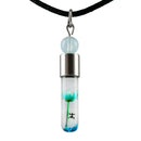 Kette mit Namen, Reiskornkette, mit Halbedelstein - Glücksstein, personalisiert-1