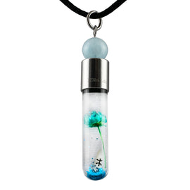 Kette mit Namen, Reiskornkette XL, mit Halbedelstein - Glücksstein, personalisiert - 0