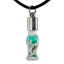 Kette mit Namen, Reiskornkette, Flaschenform, personalisiert-3