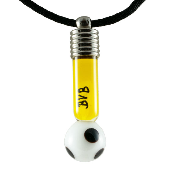 Kette mit Namen, Reiskornkette, Fussball, personalisiert