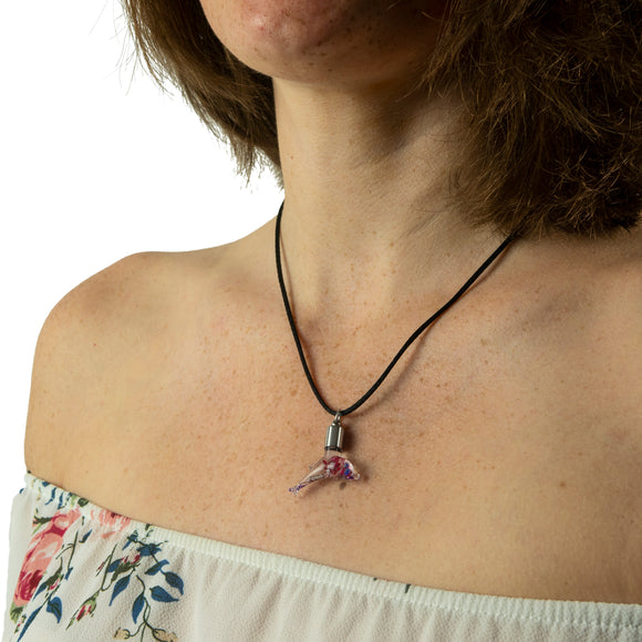 Kette mit Namen, Reiskornkette, Delfin, personalisiert