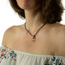 Kette mit Namen, Reiskornkette, Flaschenform, personalisiert-2