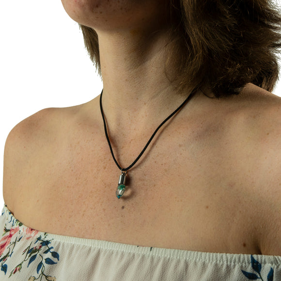 Kette mit Namen, Reiskornkette, Herz flach, personalisiert