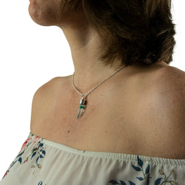 Kette mit Namen, Reiskornkette, Zahn, personalisiert - 0