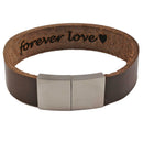 Lederarmband mit Gravur, breites Leder in verschiedenen Farben-2