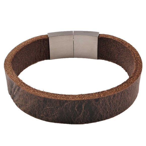 Lederarmband mit Gravur, Leder mit pull up Maserung in verschiedenen Farben, extrabreit