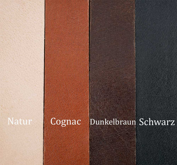 Lederarmband mit Gravur, breites Leder in verschiedenen Farben