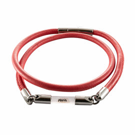 Armband mit Namen, Wickelarmband Nappa Leder, personalisiert