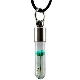 Kette mit Namen, Reiskornkette XL, Zylinder, personalisiert