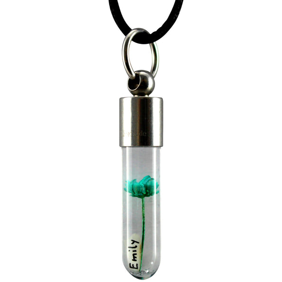 Kette mit Namen, Reiskornkette XL, Zylinder, personalisiert