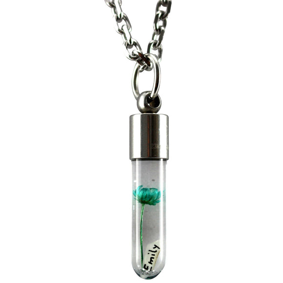 Kette mit Namen, Reiskornkette XL, Zylinder, personalisiert