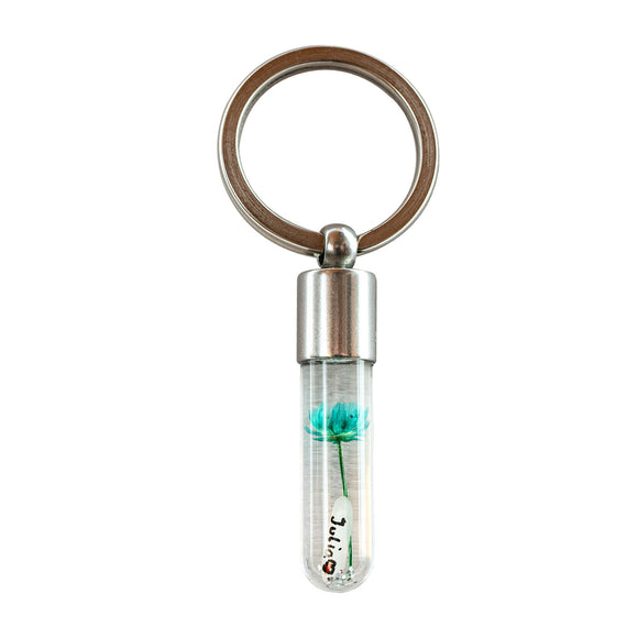 Schlüsselanhänger personalisiert, Reiskorn-Schlüsselanhänger, Edelstahl, Name oder Text