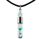 Sternzeichen Fische, 20. Februar - 20. März, Halskette mit Glücksstein Aquamarin und Sternzeichensymbol-1