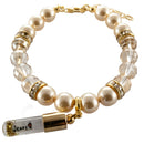 Swarovski Armband, Armband LIGHT GOLD aus original Swarovski® Kristallen mit Anhänger-1