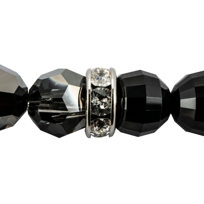 Swarovski Armband, BLACK DIAMOND aus original Swarovski® Kristallen mit Anhänger