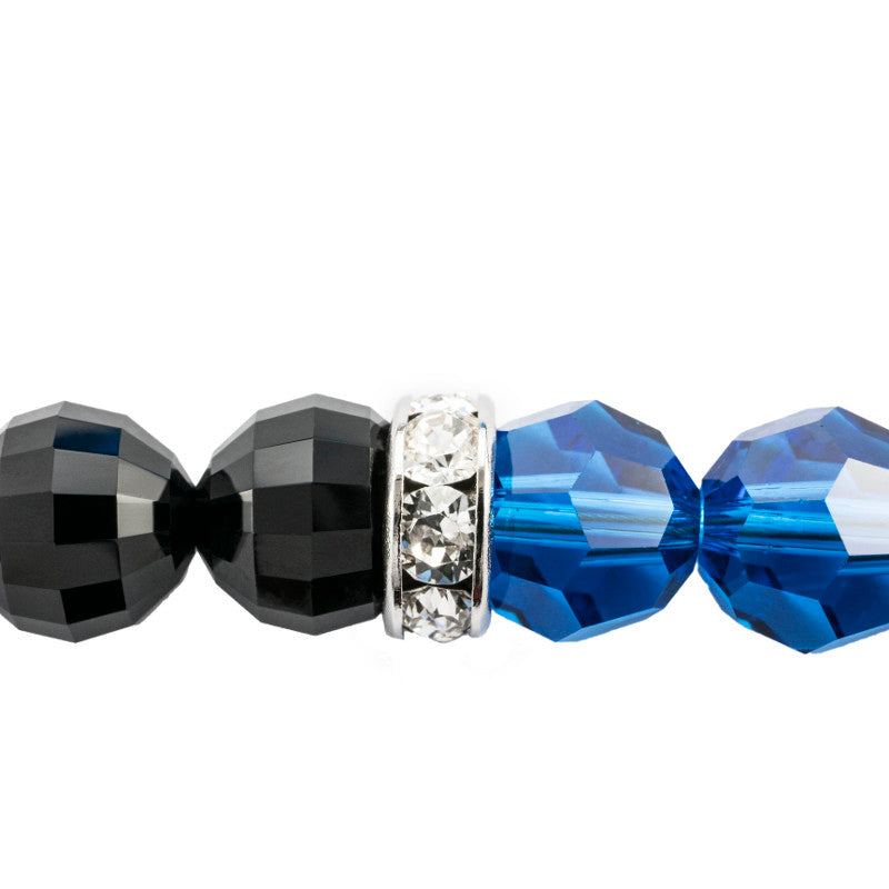 Swarovski Armband, BLUE LAGOON aus original Swarovski® Kristallen mit Anhänger