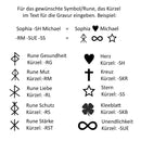 Lederarmband mit Gravur, Echtleder schwarz-rot kombiniert, Damen- und Herrenarmband-6