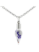 Kette mit Namen, Reiskornkette XL, Tropfen, personalisiert-3