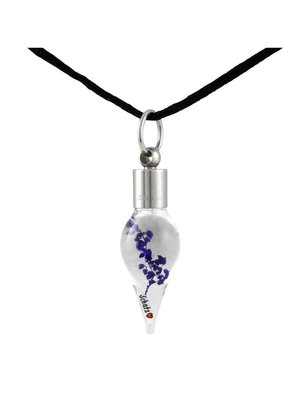 Kette mit Namen, Reiskornkette XL, Tropfen, personalisiert