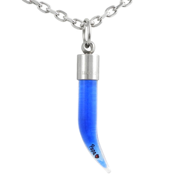 Kette mit Namen, Reiskornkette XL, Zahn, personalisiert